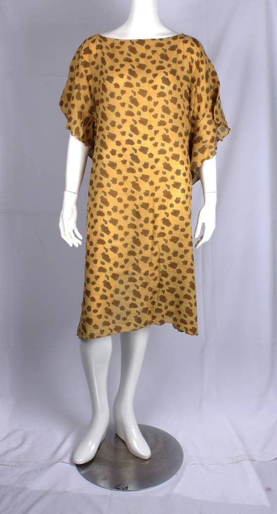 Alice &Lily  summer animal  caftan mustard Style: AL/4814/MUS